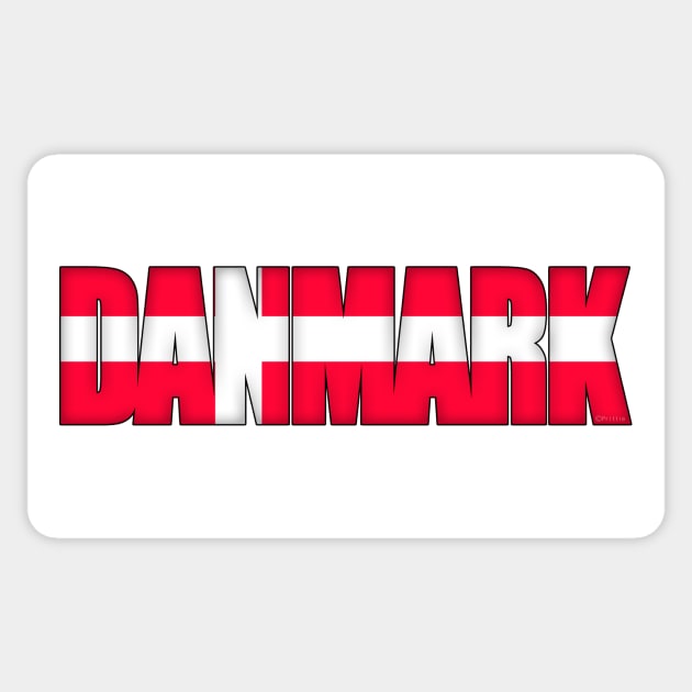 Denmark Danmark Sticker by SeattleDesignCompany